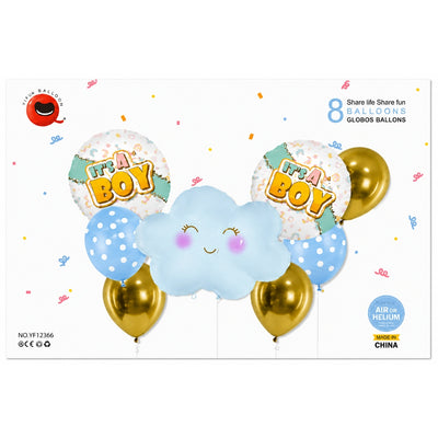 It’S A Boy Baby Shower Balloon Decoration Set (Uninflated)