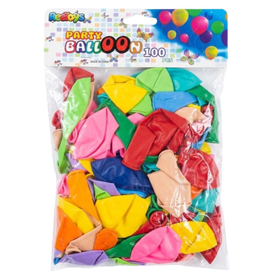 Colourful Party Balloon - Assorted Colours - Pack Of 100 Pcs