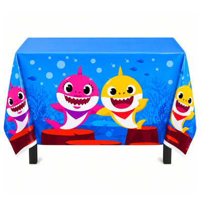 Baby Shark Theme Party Decoration Tableware - Table Cover - 108X180 Cm