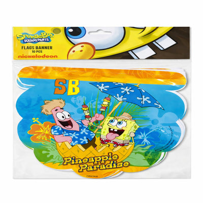 Spongebob Squarepants Party Decoration Flag Banner - 3Mtr