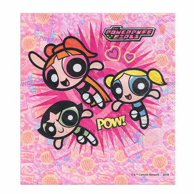 Power Puff Girls - Two Ply - Paper Napkin 33X33 Cm - S - 20 Pcs