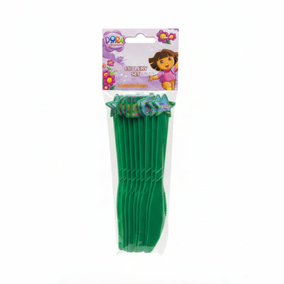 Dora - Plastic Cutlery - Knife 10 Pcs Set