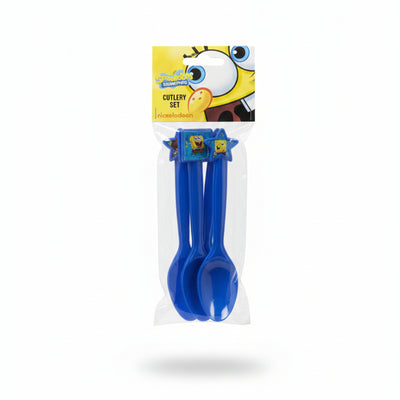 Sponge Bob - Plastic Cutlery - Spoon 10 Pcs Set