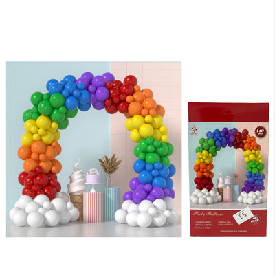 Party Decorative Arch Balloon Kit - Rainbow Balloons
