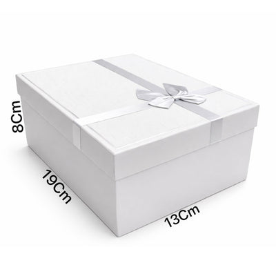 Gift Box Gray Color - Small - 19X8X13Cm