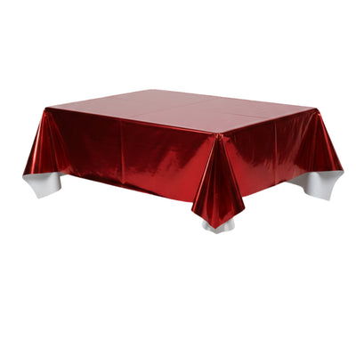 Party Decoration Red Aluminum Foil Tableware - Table Cover - 1.37X1.83 M
