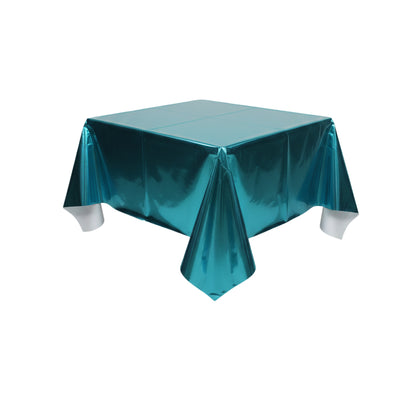 Party Decoration Light Blue Aluminum Foil Tableware - Table Cover - 1.37X1.83 M