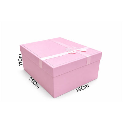 Gift Box Pink Colour - Small - 25X11X18Cm