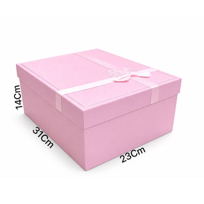 Gift Box Pink Colour - Small - 31X14X23Cm