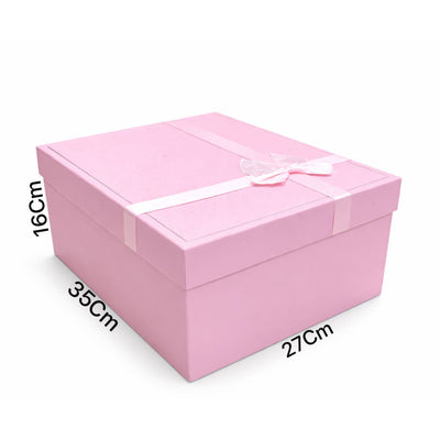 Gift Box Pink Colour - Large - 35X16X27Cm