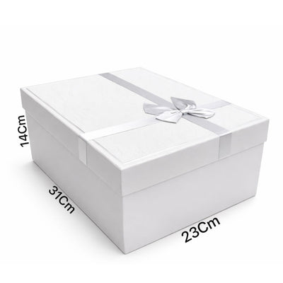Gift Box Gray Color - Small - 31X14X23Cm
