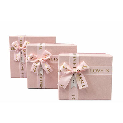 Gift Box 3Pcs Set - Pink Colour