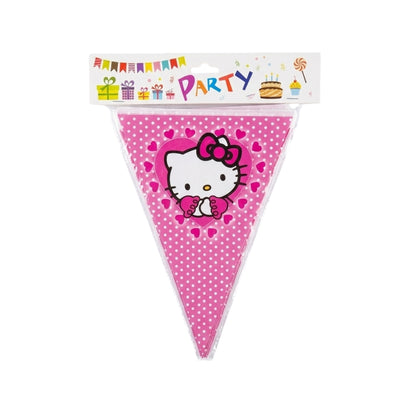 Hello Kitty Party Decoration Flag Banner - 30 Cm