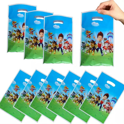 Paw Patrol Design Party Loot Bag - 29X16 Cm ( Pack Of 10 Pcs )