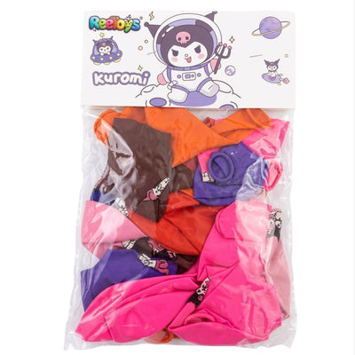 Party Decoration Kuromi Themed Balloons - 25Pcs Set - Assorted Colours (Uninflated)