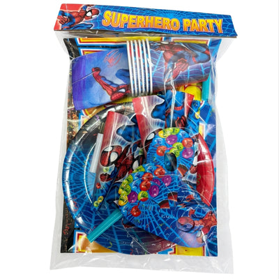 Spider Man Theme Party Pack Set - Dining Set