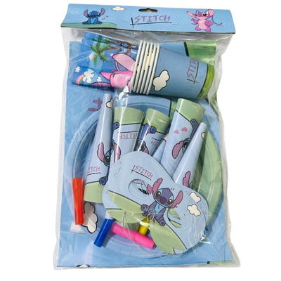 Disney Stitch Theme Party Pack Set - Dining Set