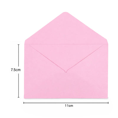 Plain Colour Envelope Pink - 11X7.5 Cm ( Pack Of 10 Pcs )