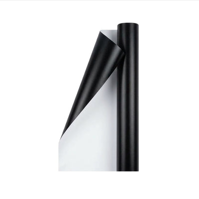 Gift Wrapping Paper - Black - 70X100 Cm Roll ( Pack Of 2 Pcs )