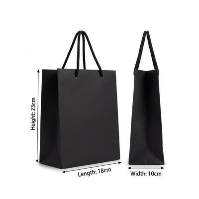 Gift Gloss Bag - Black Colour - 23X18X10Cm