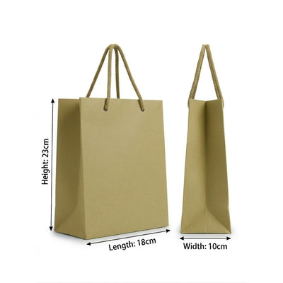 Gift Gloss Bag - Metallic Gold Colour - 23X18X10Cm