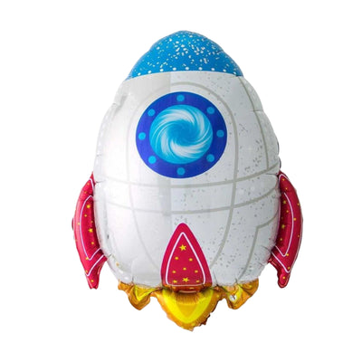 Rocket Shaped Foil Balloon - 18 Inch
