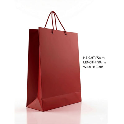 Gift Gloss Bag - Red Colour - 72X50X18Cm