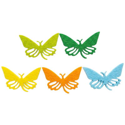 Gift Decoration Butterflies Eva Foam Sheet Bow Set - Assorted Colours - Pack Of 5 Pcs