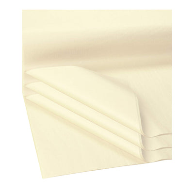 Gift Wrapping Tissue Paper Cream Colour - 50.8X66 Cm - Pack Of 10 Sheets
