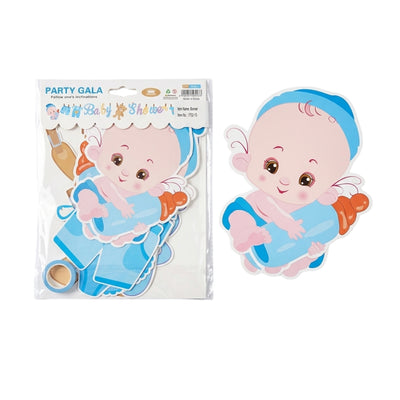 Baby Shower Decorative Banner Set - Baby Boy Theme - 4.5Mtr