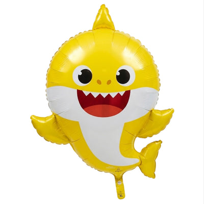 Party Decoration Baby Shark Shaped Foil Balloon - 1 Pcs