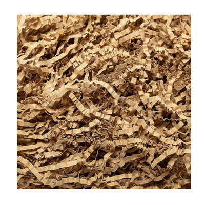 Crinkle Shredded Gift Paper Filler - Brown
