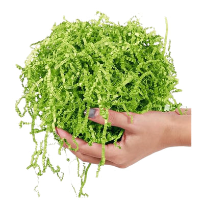 Crinkle Shredded Gift Paper Filler - Lime Green