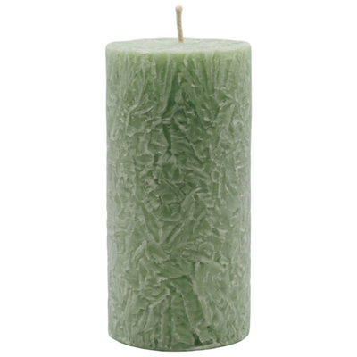 Party Decoration Fragrance Candle Shape Of Pillar Round - Green - 4X2 Inch - 1 Pcs Only