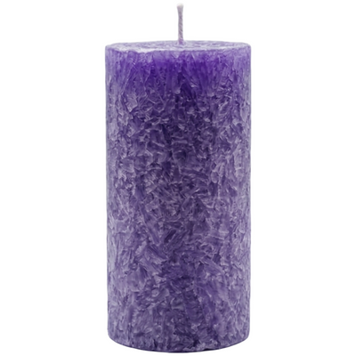 Party Decoration Fragrance Candle Shape Of Pillar Round - Violet - 4X2 Inch - 1 Pcs Only