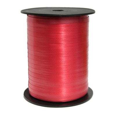 Plastic Curling Ribbon - Red - 0.5 Cm X 457 M
