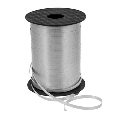 Plastic Curling Ribbon - Gray - 0.5 Cm X 457 M