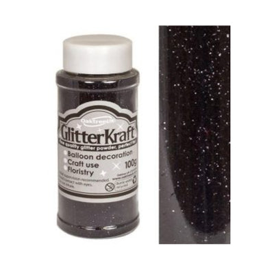 Glitterkraft Crafting Powder - Black - 100 G