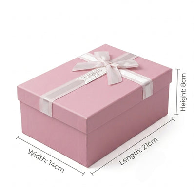 Gift Packing Box Pink Colour Medium 21X8X14 Cm