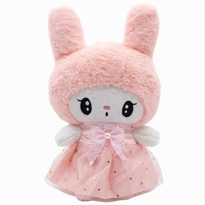 My Melody Sanrio Character Soft Plush Doll Toy With Pink Bow - 30 Cm