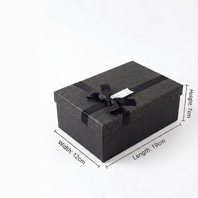 Gift Packing Box Black Colour Small 19X7X12 Cm