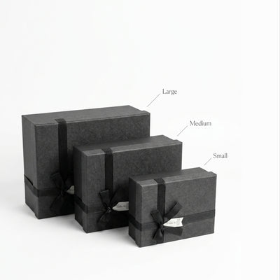 Gift Packing Box Black Colour 3 Piece Set