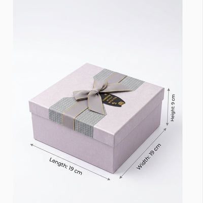 Gift Packing Box Warm Gray Colour Large 19X19X9 Cm