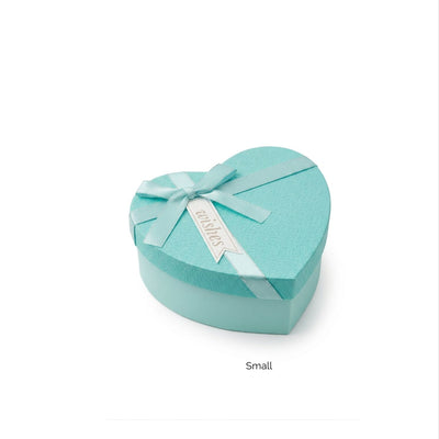 Heart Shape Gift Box - Aqua Green Colour Small -18X7X15 Cm