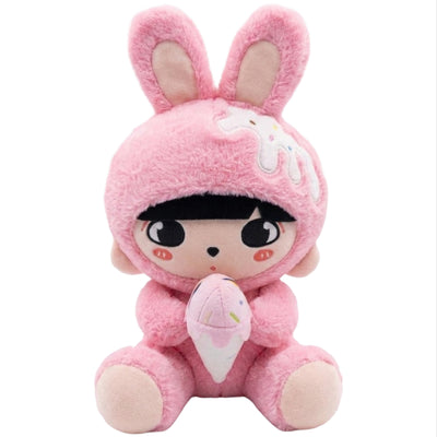 Bunny Character Soft Plush Doll Toy For Gift - Pink - 30 Cm