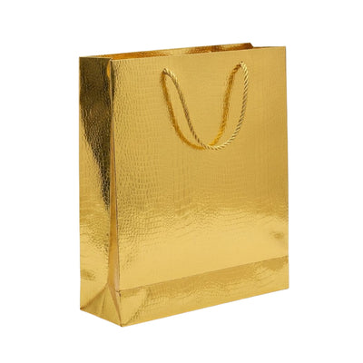 Gift Gloss Bag Metallic Gold Colour 35X30X9 Cm