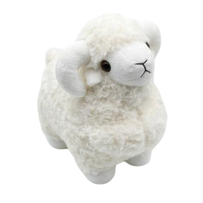 Sheep Soft Plush Doll Toy For Gift - White - 22 Cm