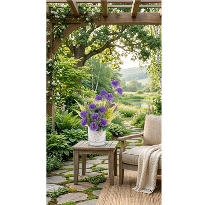 Artificial Peony Flower Vase