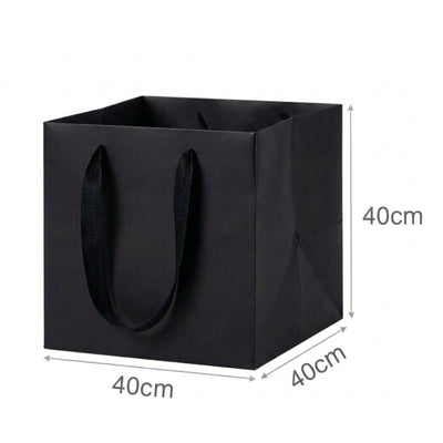 Party Black Gift Bag - Cake Bag - 40X40X40 Cm