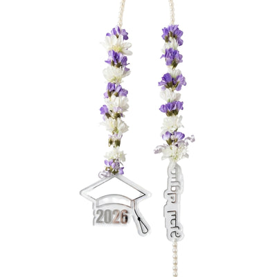 Personalized Graduation Artificial Flower Collar - Graduation Flower Necklace
